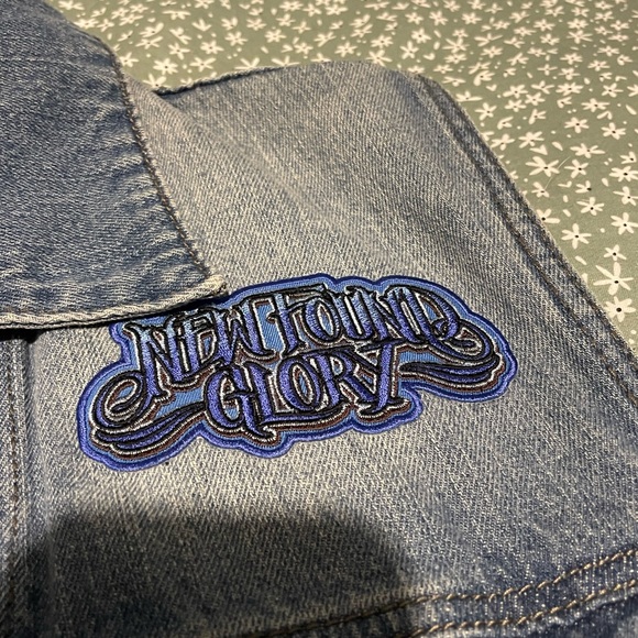 super sick Retro Ligh wash Denim jacket - Picture 2 of 6